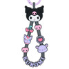 Sanrio Kuromi Rubber Cord Keychain (Character Award First Edition) 828360