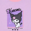 Sanrio Other Kids Short Sleeve T Shirt Kuromi Purple