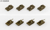 Pit-Road 1/700 WWII American Military Vehicle Set 2 Plastic Model