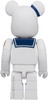 Medicom BE@RBRICK Stay Puft Marshmallow Man Angry Face & No Ghost 100 Percent 2PCS SET