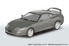 Aoshima Rakupla Snap Car 1/24 No.08-GG JZA80 Supra 1996 Grayish Green Mica Metallic Plastic Model