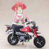 Kotobukiya Megami Device Puni Mofu Racing Mao with 1/12 Honda Z50J-1 Monkey Plastic Model
