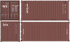  Fujimi 1/24 Car NEXT Series No. 1102 20 ft Dry Container TEX Model Kit 