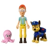  Takara Tomy Paw Patrol Adventure Bay Friends Chase And Captain Turbot Figure Set 