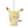 Takara Tomy Arts Pokemon PokePeace Funny Face Ball Chain Mascot Pikachu
