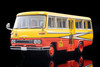 Tomytec Tomica Limited Vintage Neo 1/64 LV-N60b Nissan Civilian Kindergarten Bus Yellow / Red Finished Model