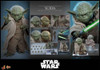  Hot Toys 1/6 Movie Masterpiece Yoda Scale Fully Poseable Figure (Star Wars: Revenge of the Sith) 