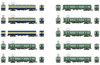 Tomytec Railway Collection Tokyu Railway Special Box Of 10 (N Scale)