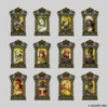 Square Enix Final Fantasy XIV Frame Magnet (Eorzea 12 Gods) 12Packs BOX