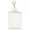 Oshimamo Trading Card Key Holder Crown Clear