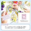 Oshimamo Trading Card Key Holder Crown Clear Pink
