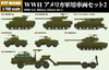 Pit-Road 1/700 MI Series WW2 American Military Vehicle Set 2 Plastic Model MI12