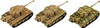 Pit-Road SGK Series German Tiger I Tank Late Production Type Set Of Three Model Kit SGK19