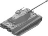 Pit-Road SGK Series German Tiger II (P) Tank Set Of 3 Model SGK20