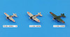 Pit-Road 1/700 Skywave Series Japanese Navy Aircraft Set 5 Plastic Model S62 Aircraft