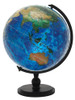 Jigsaw Puzzle - 3D Spherical Puzzle Blue Earth Aqua Includes Missing Piece Request Postcard Display Stand And Assemb (540 Pieces)