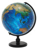 Jigsaw Puzzle - 3D Spherical Puzzle Blue Earth Aqua Includes Missing Piece Request Postcard Display Stand And Assemb (540 Pieces)