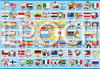 Jigsaw Puzzle - Apollo Picture Puzzle Doraemon Anywhere World Flags Puzzle With Storage Bag Toy (75 Pieces)