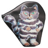 MLE The Cat That Lived A Million Times Tabby Cat Pouch Black