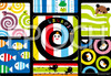 Jigsaw Puzzle - Apollo Striped Swirl Hello Puzzle With Backing Board Toy ST Mark Certified (9 Pieces)