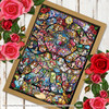 Jigsaw Puzzle - Made In Japan World'S Smallest Disney And Disney Pixar Heroine Collection Stained Glass D- With