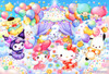 Jigsaw Puzzle - Made In Japan Beverly Sanrio Characters Angel Party (1000 Pieces)