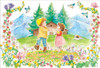 Jigsaw Puzzle - Spring Dance Heidi Girl Of The Alps Made In Japan (300 Pieces)