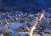 Jigsaw Puzzle - Made In Japan Japanese Scenery Shirakawa Go Illuminated Gifu (500 Pieces)