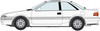 Hasegawa 1/24 Toyota Sprinter Trueno AE92 GT APEX Early Model (1987) Plastic Model