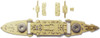 Hasegawa 1/350 IJN Battleship Mikasa The Battle of Yellow Sea w/ Wooden Deck Plastic Model