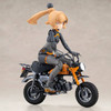 Kotobukiya Megami Device Puni Mofu Racing Tu with 1/12 Honda Z50J-1 Monkey Plastic Model