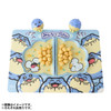 Pokemon Center Original Half And Half Pair Plate Set Mogu Mogu Watching! Tandemaus