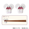 Pokemon Center Original Pair Chopstick Rest Set Mogu Mogu Watching! Tandemaus