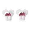 Pokemon Center Original Pair Chopstick Rest Set Mogu Mogu Watching! Tandemaus