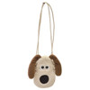 T's Factory Wallace And Gromit Plush Face Neck Pouch Gromit