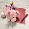 Entrex Nici Pink Pig Figure Pouch