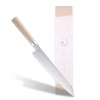 Kai Double Edged Knife Sashimi Knife Yanagiba Japanese Knife Ichirin Jointly Developed Hashimoto Kanzo Silver Made In Japan AB5514