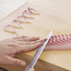 Kai Double Edged Knife Sashimi Knife Yanagiba Japanese Knife Ichirin Jointly Developed Hashimoto Kanzo Silver Made In Japan AB5514