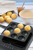Kai Ishigaki Sangyo Takoyaki Maker 9 Hole Pan 3963 Black Cast Iron 
