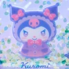  Sanrio Kuromi Clear Pouch Sweet Rain Collection 175927 