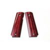 Wood Grip Government 45 Auto Smooth Red