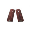 Wood Grip Detonics .45 Full Checkered Brown