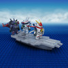 Good Smile Company BRICKROID Dragonar-1 (Opening Ver.) & Carrier Figure Set (Metal Armor Dragonar)
