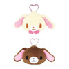  T's Factory Sanrio Carabiner Plush Zipper MC Sugar Bunnies Shiro Usa 