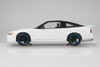  Aoshima Rakupla Snap Car Nissan SilEighty Custom White Plastic Model 