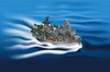  Fujimi Chibi Maru Fleet Series No.43 Kantai Battlecarrier Ise/Hyuga Plastic Model 