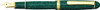 Platinum Pen Celluloid Emerald Fountain Pen - Medium Nib