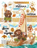 Jigsaw Puzzle Colorful Gold / Moana and the Legend of the Sea (300 Pieces)