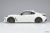Aoshima Rakupla Snap Kit No.10CU-CW Toyota GR86 2021 Custom Wheel (crystal White Pearl) Plastic Model