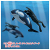 Takara Tomy Ania AL-40 Pacific White-Sided Dolphin (w/diver) (floating Ver.)